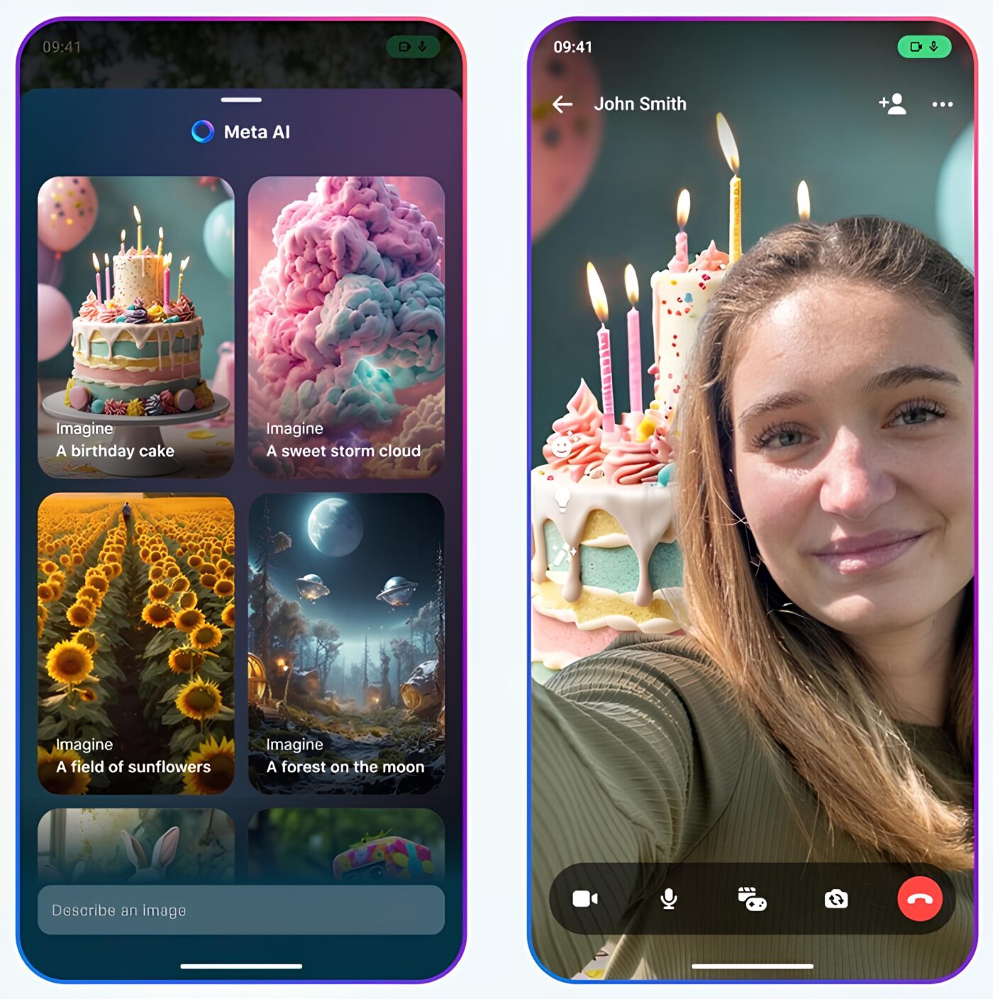 AI Backgrounds in Video Calling Messenger