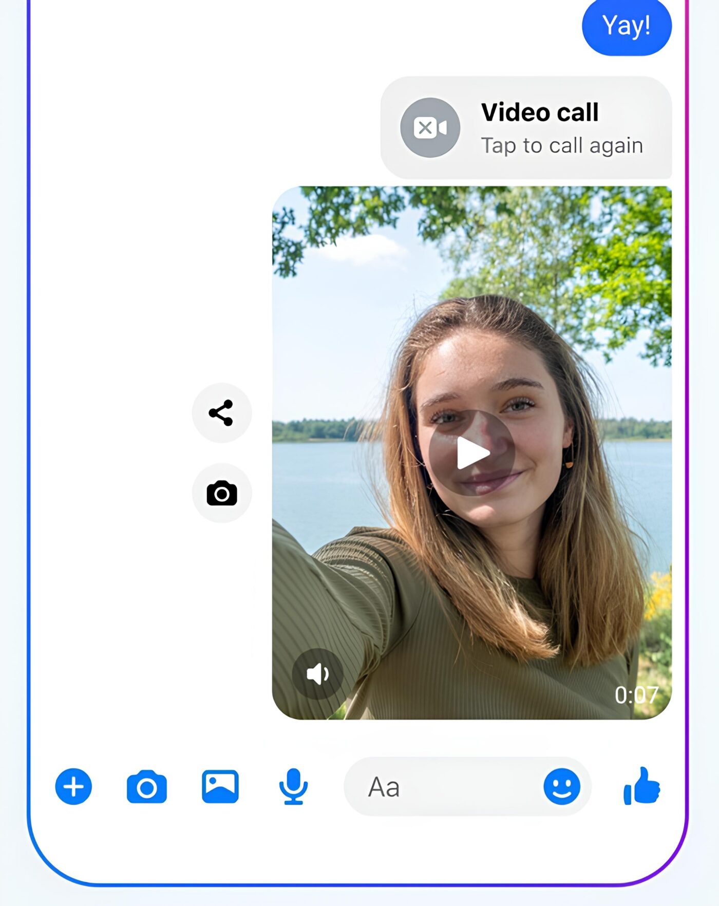 Audio and Video Messages Messenger 2