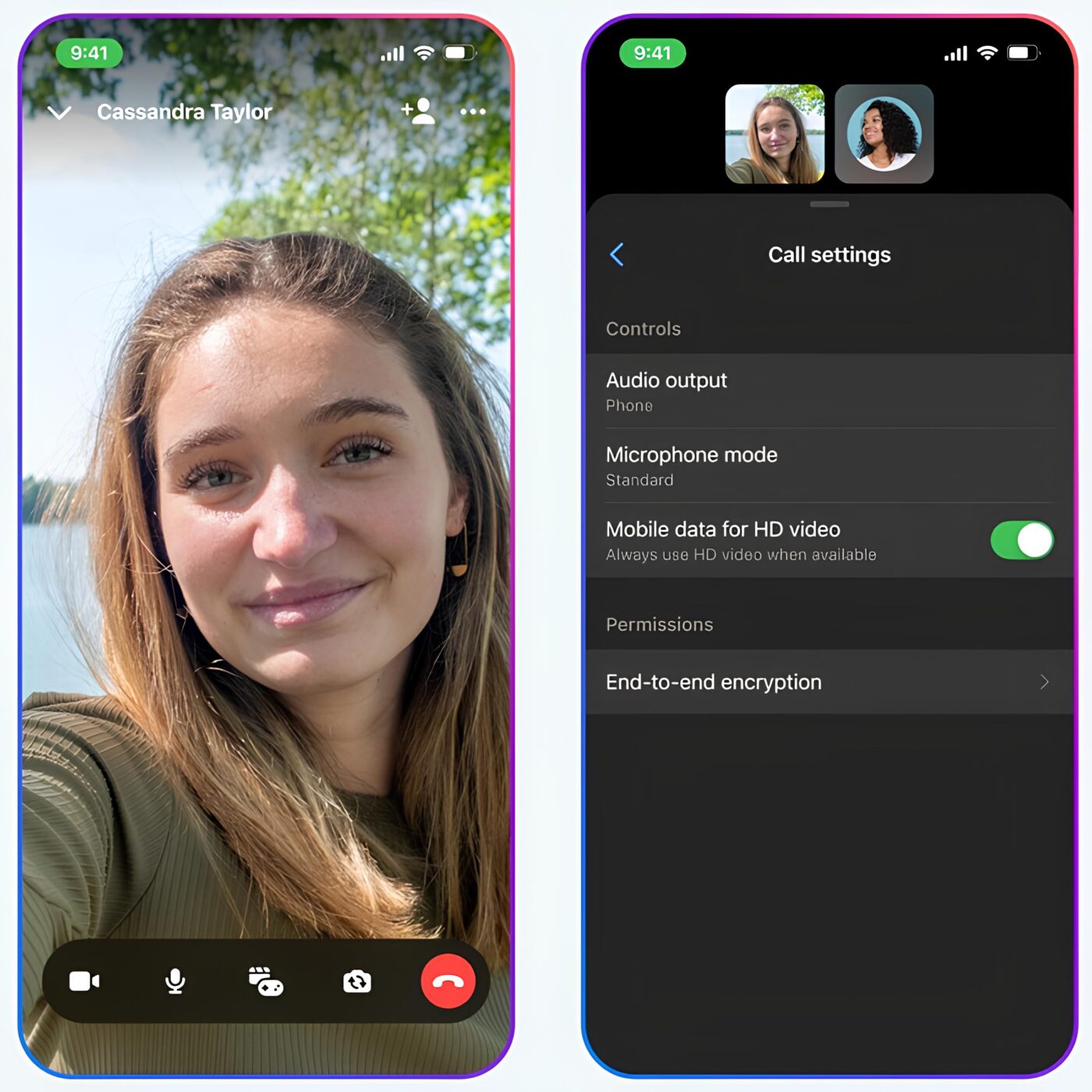 Messenger HD Video Calls